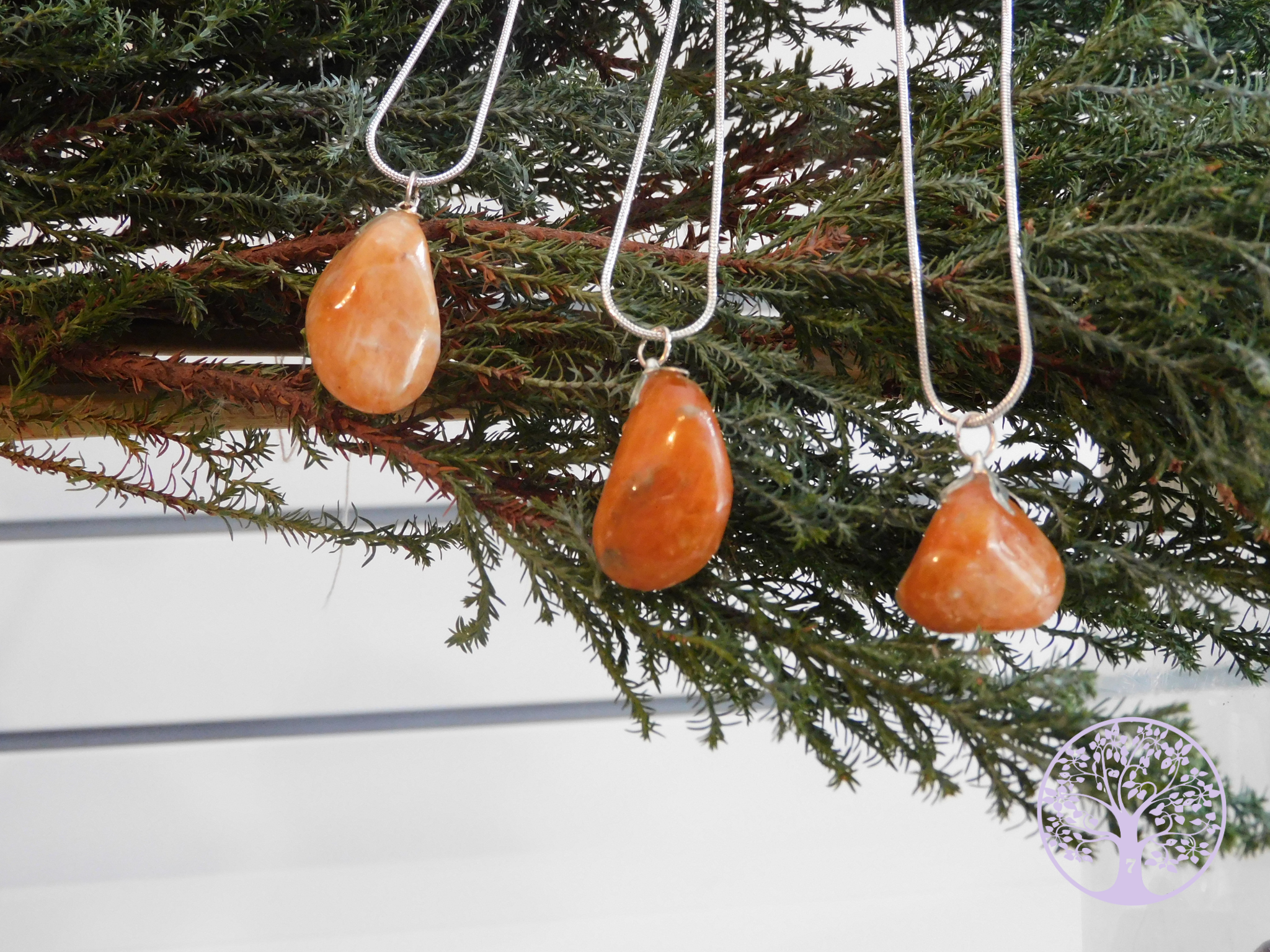 Calcit Orange Edelsteinanhänger