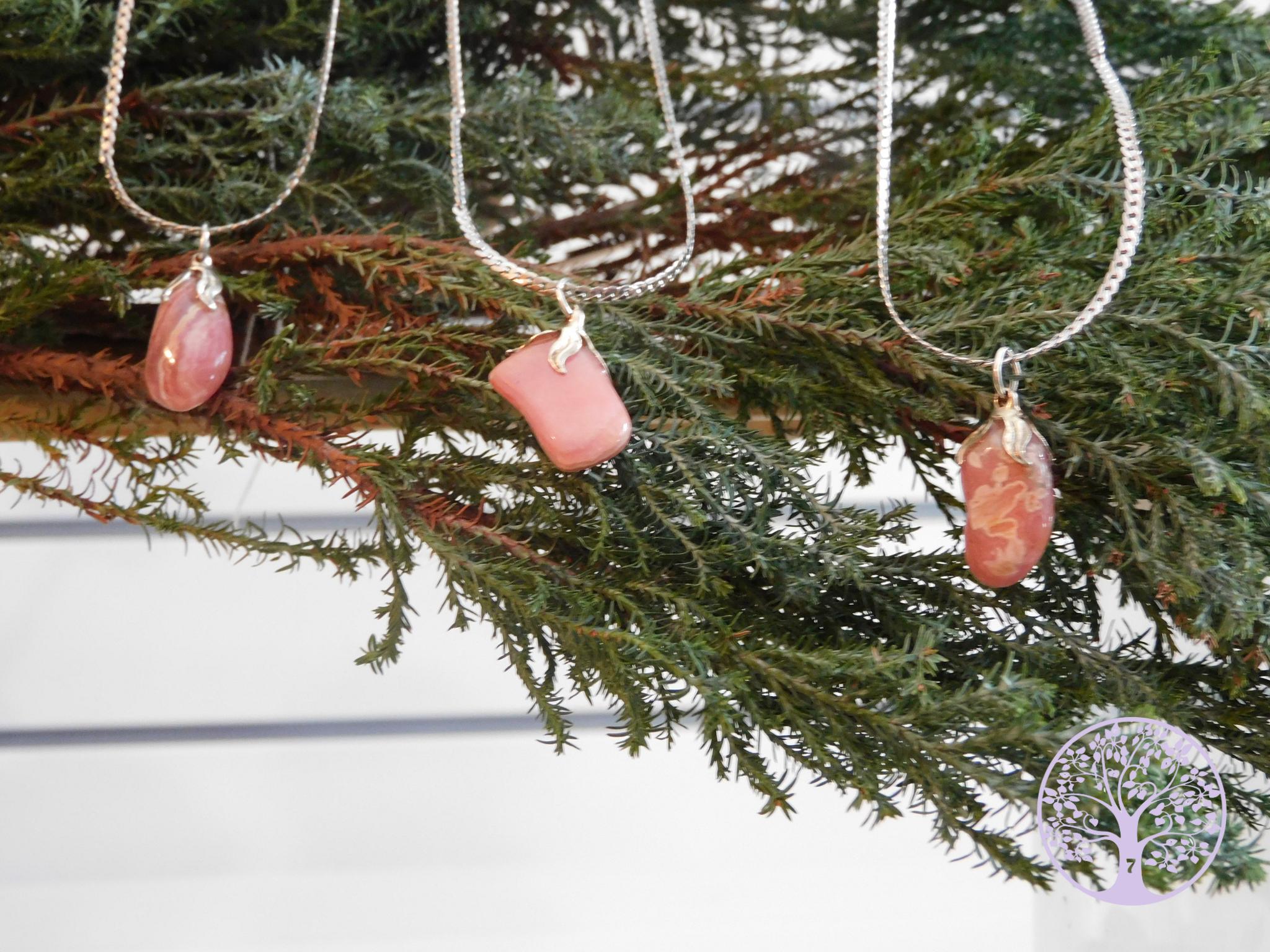 Rhodochrosit Edelsteinanhänger